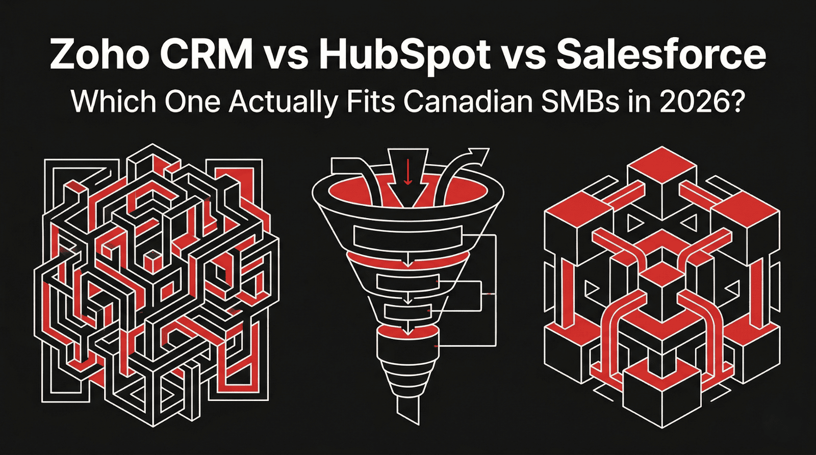 Zoho CRM vs HubSpot vs Salesforce: The Honest Canadian Small Business Comparison for 2026
